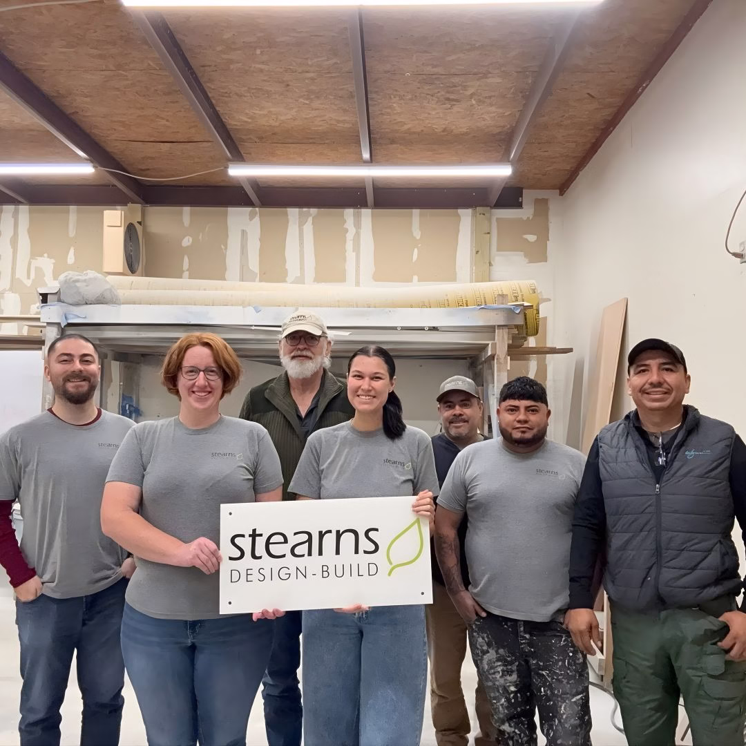 Stearns Design Build team serving as the remodeling general contractor for residential design-build projects.