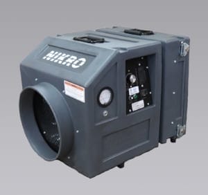These machines pull a large amount of air through them filtering out dust and toxins during remodeling
