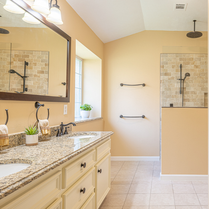 contractor near me renovated bathroom