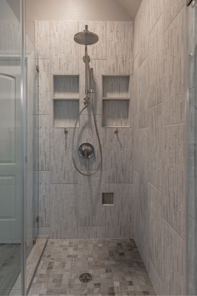 custom built showers