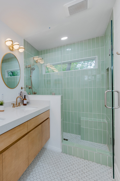 custom built showers