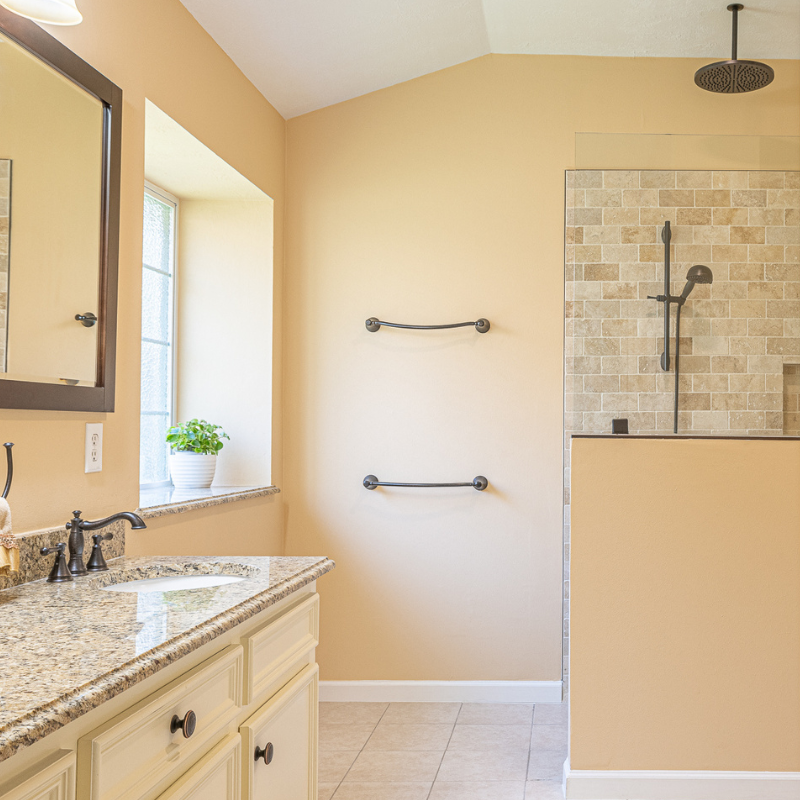 rainfall shower head