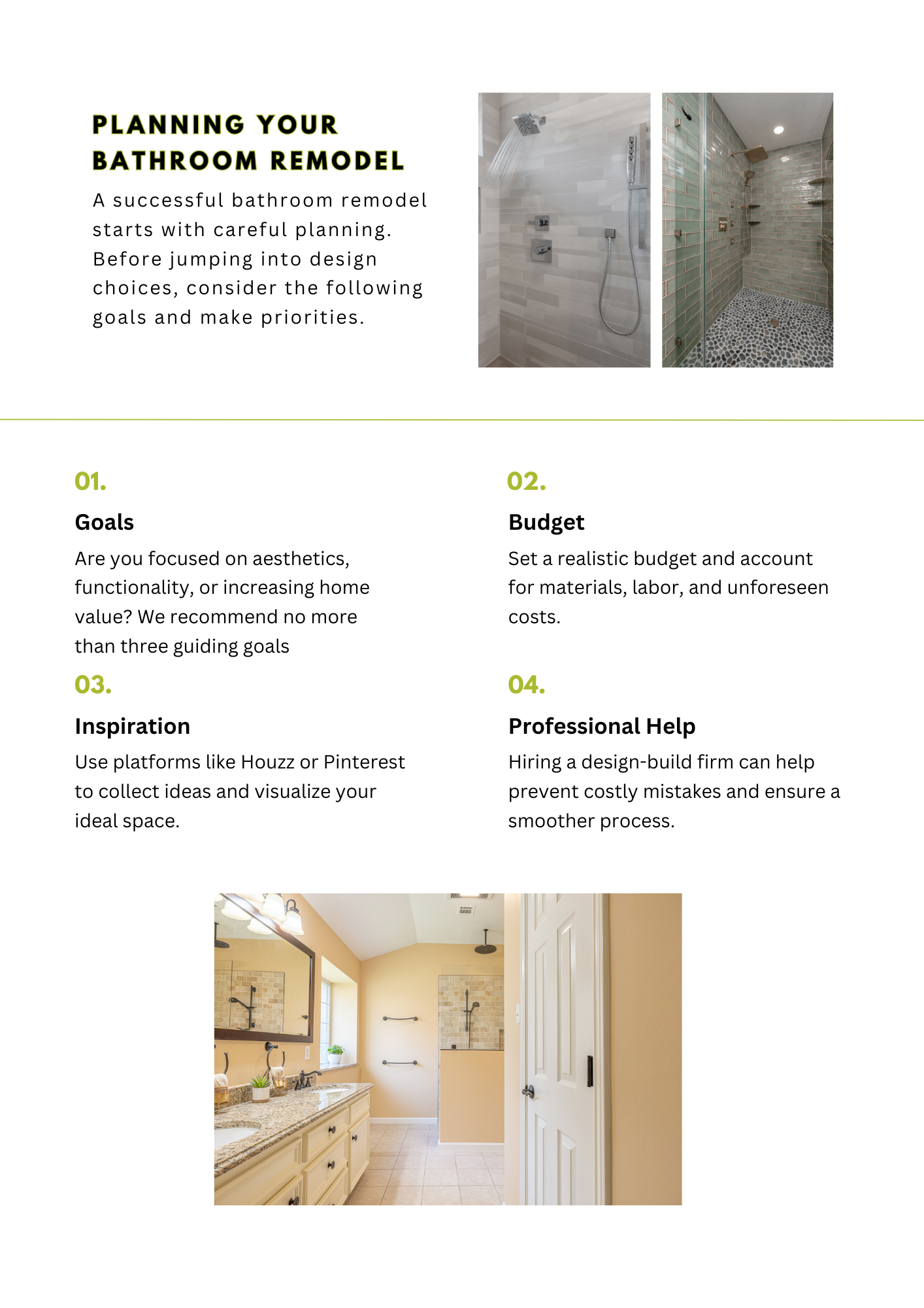 Bathroom Remodel in College Station & Bryan TX
