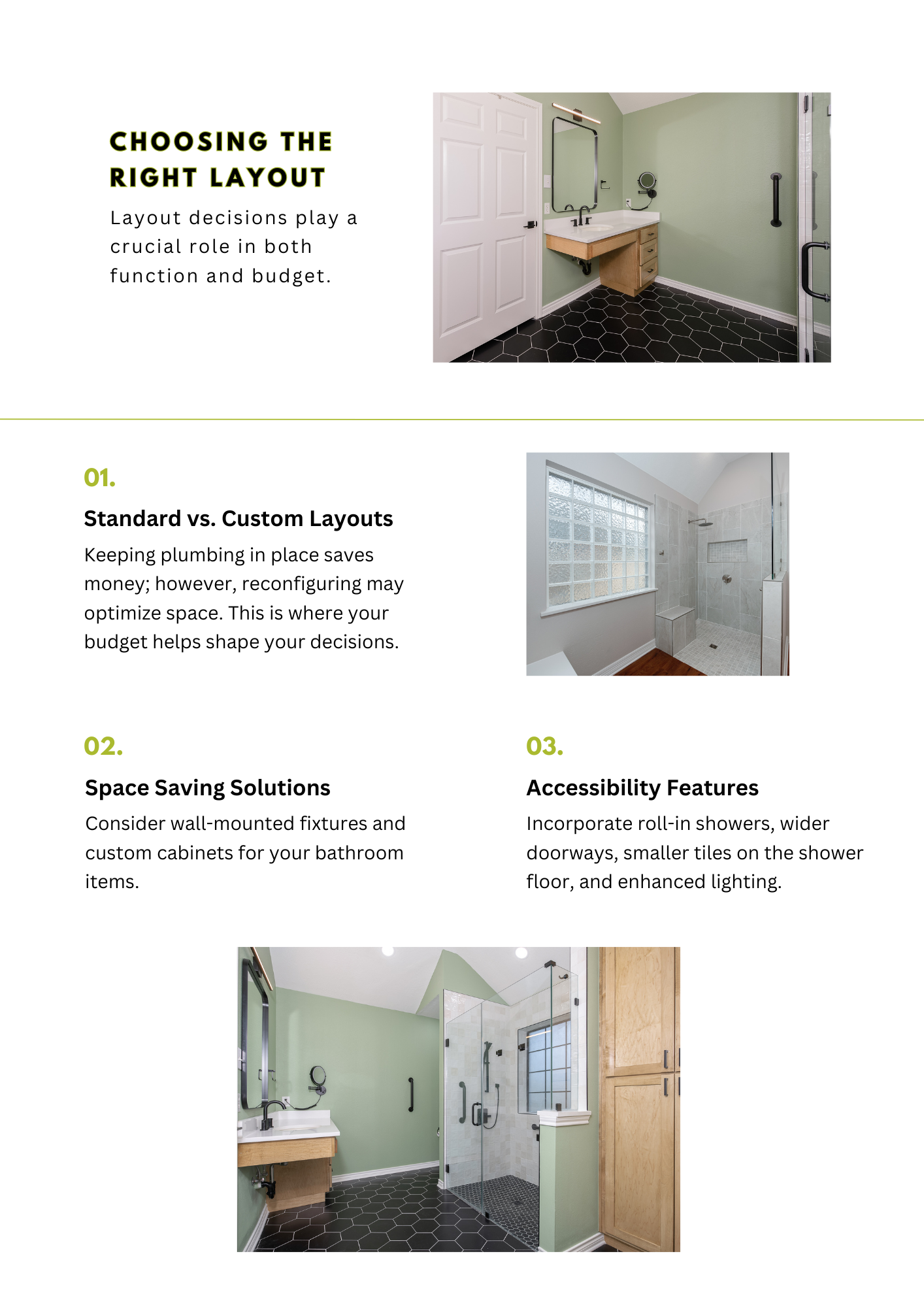 Bathroom Remodel in College Station & Bryan TX