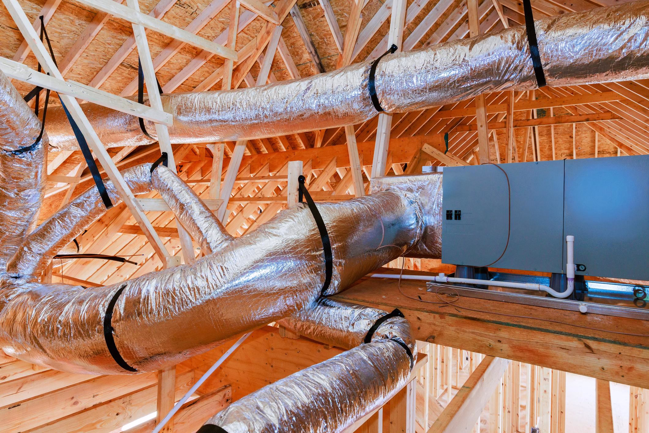 building science in homes shown through HVAC ductwork layout supporting comfort in residential design and home remodeling