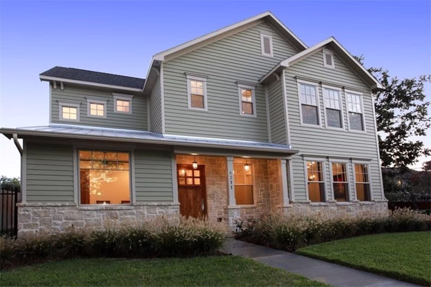 Siding for Texas homes using fiber cement siding and trim designed for hot humid climate durability
