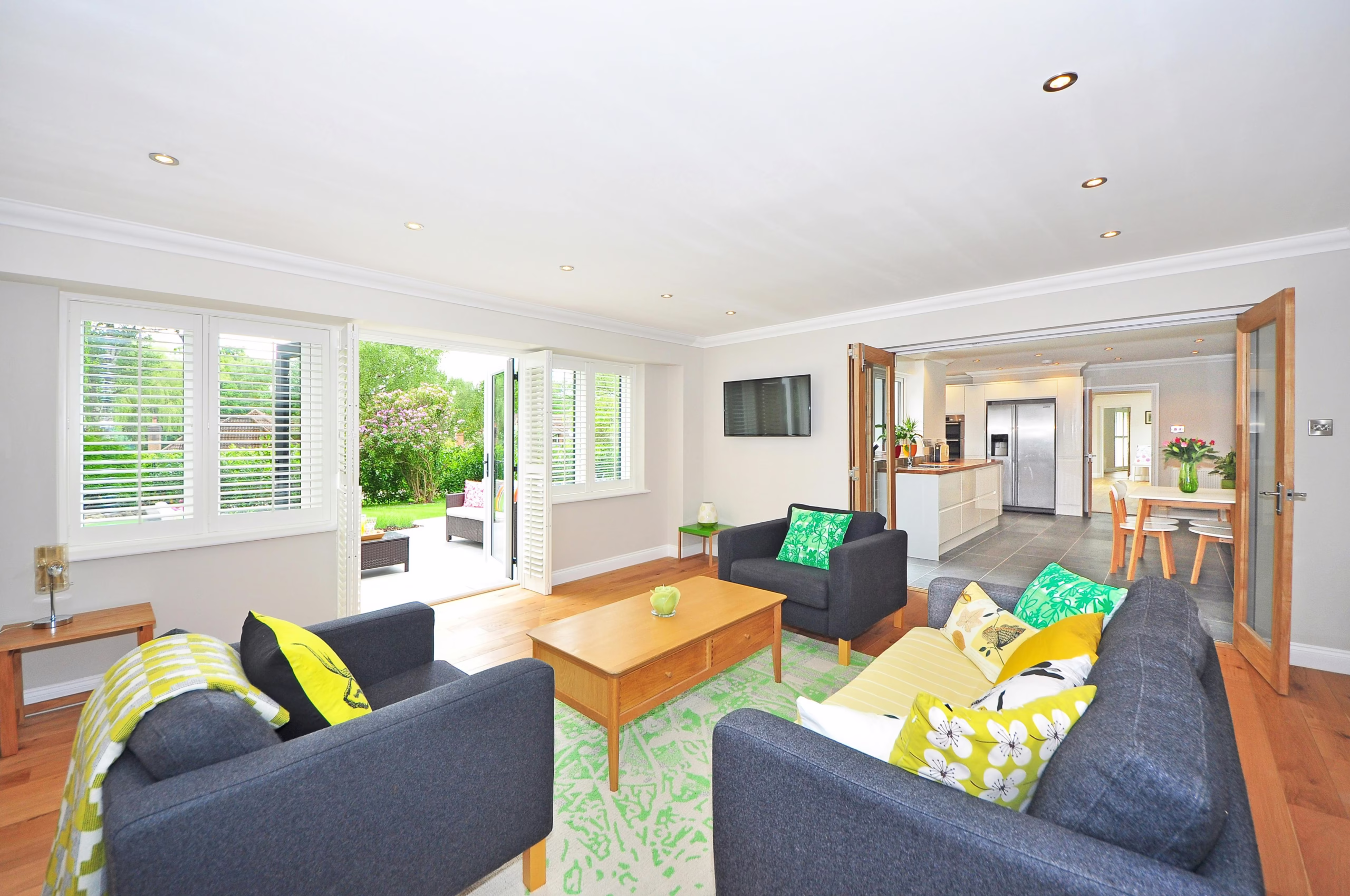 healthy home design shown through natural light, airflow, and open layout supporting comfort and wellness at home