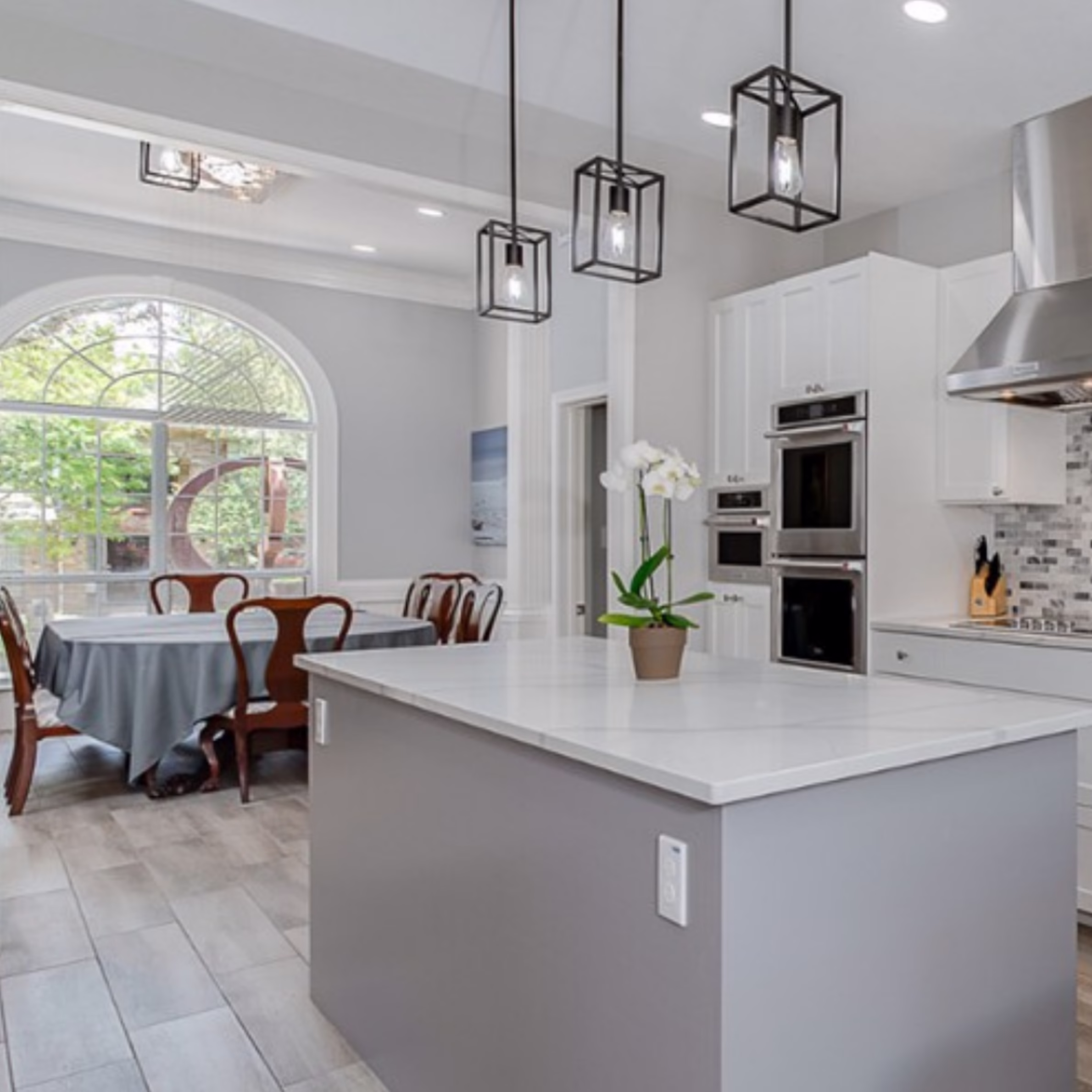 Custom kitchen remodel with improved layout, natural light, and updated finishes designed to support everyday living