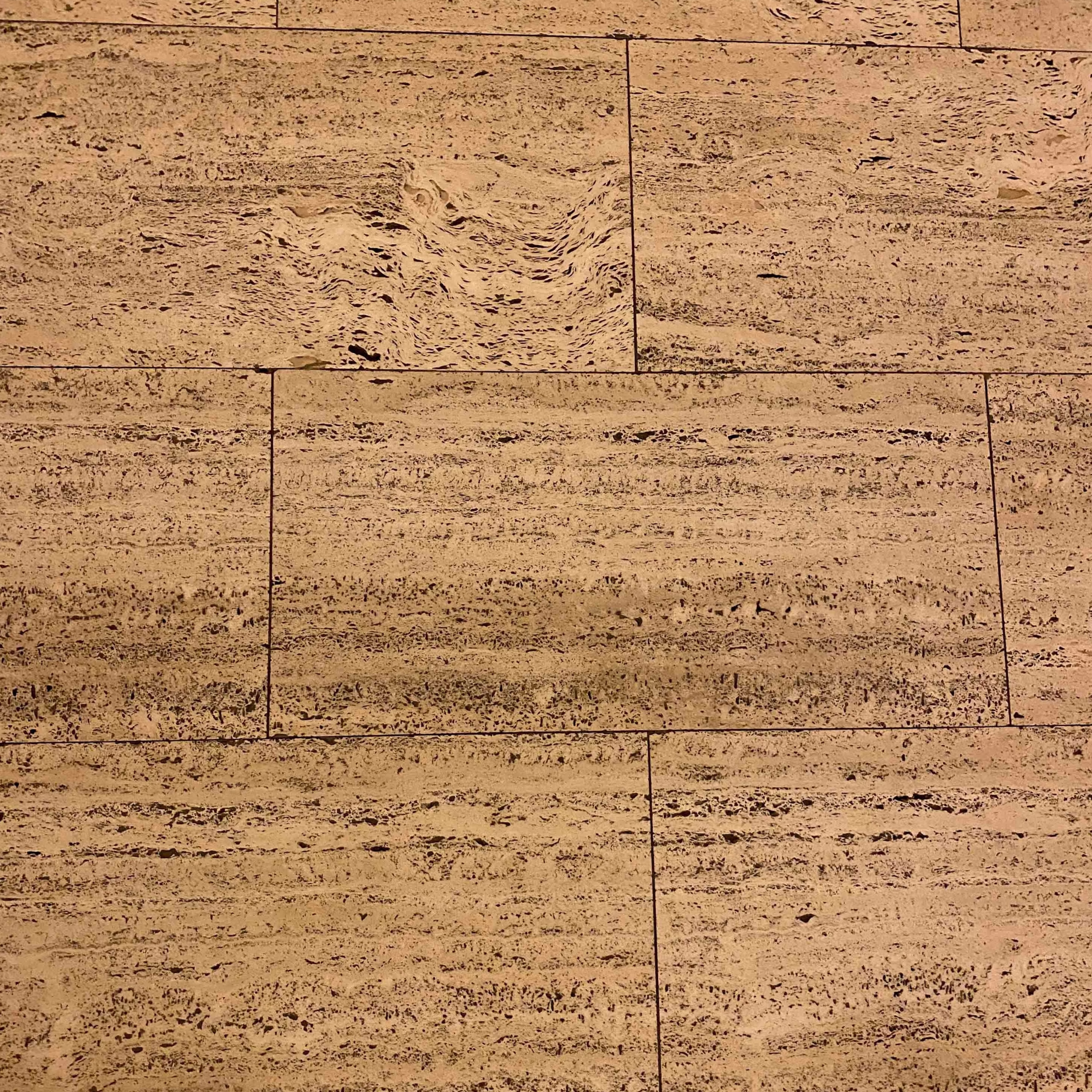 Close-up of cork flooring pattern